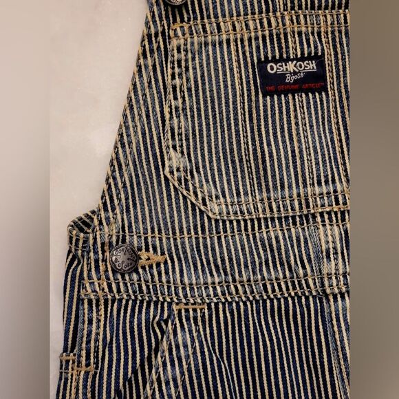 Oshkosh B'gosh Baby Boy Vestbak Bib Overalls- 18 months - Picture 4 of 10